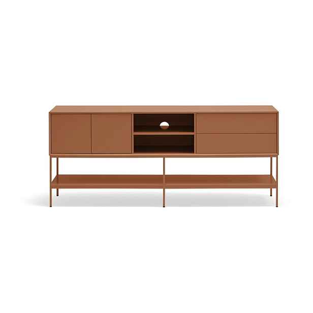 TV stolek v cihlové barvě 175x74x45 cm Platt – Teulat