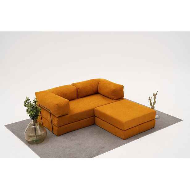 Rohová sedací souprava Comfort Mini - Orange