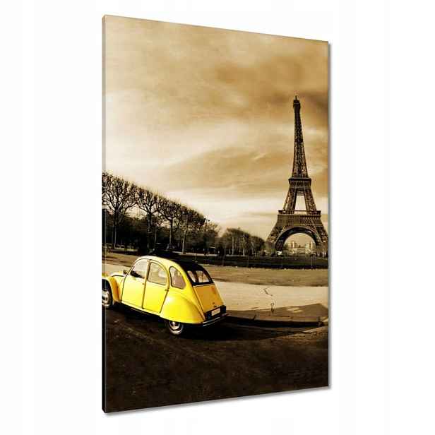 Obrazy 80x120 Žlutá kachna Citroen 2CV