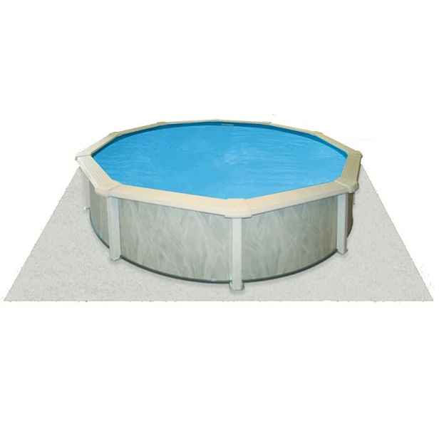 Interlinová podložka pro kulatý bazén, Ø 460 cm, 100g/m², bílá N