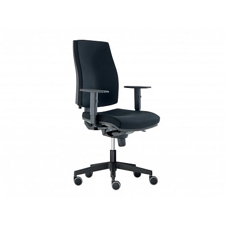Kancelářská židle JOB, černá - výška: 100-121 cm