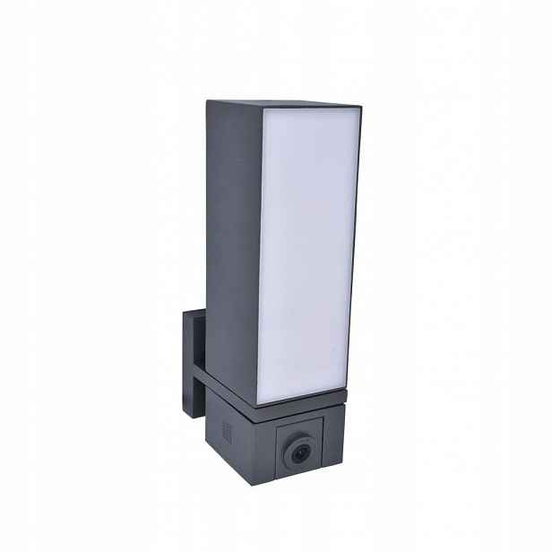 Led venkovní nástěnné svítidlo 17W s kamerou Cuba Lutec