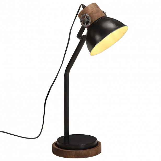 vidaXL Stolní lampa 25 W černá 18 x 18 x 60 cm E27