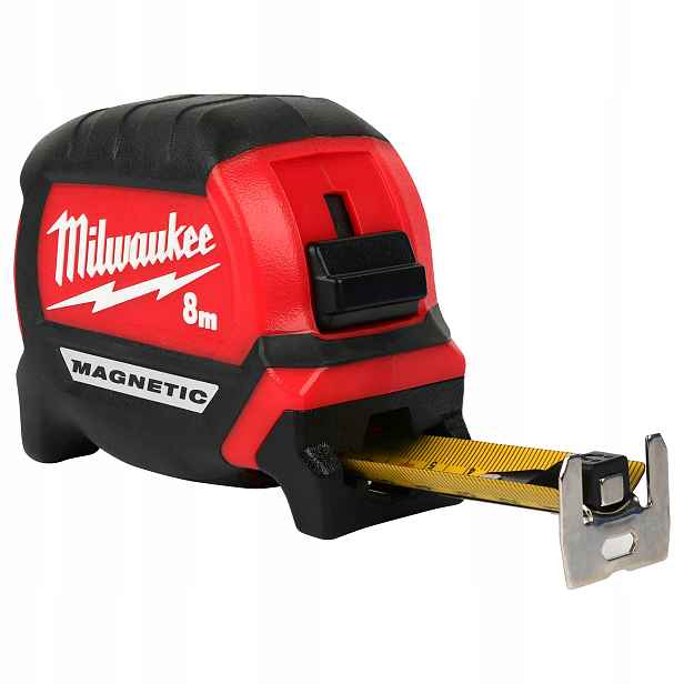 Magnetická páska 8 m Milwaukee Premium metr stavební magnet