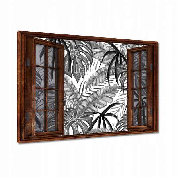 Obrazy 120x80 Monstera Zelený list