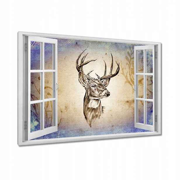 Obrazy 90x60 Hlava jelena