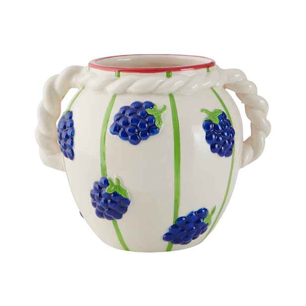 Bílá váza (výška 13 cm) Berries – Ellos Home
