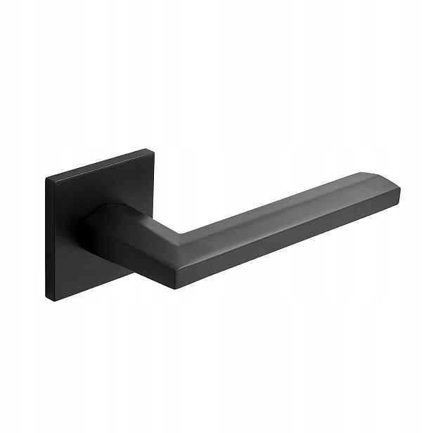 Klika Libia Premium na rozetě 6 mm, černé provedení, hliník