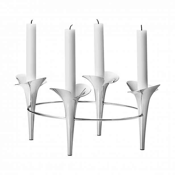 Nerezový svícen Bloom - Georg Jensen