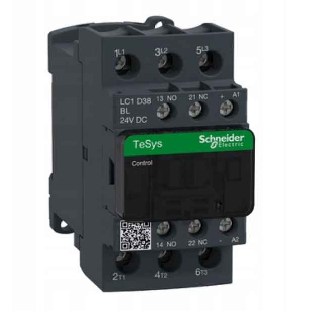Stykač Schneider Electric 24V IP20 38A LC1D38BL