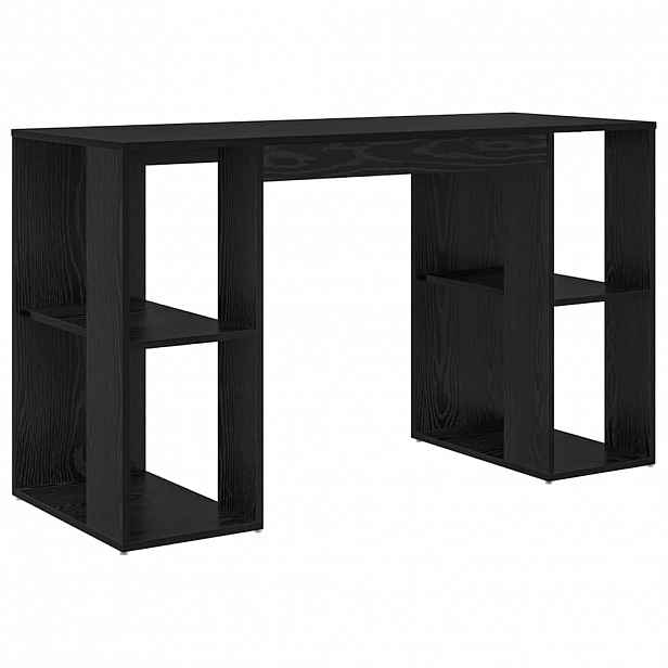 vidaXL Stůl Černý dub Kompozitní dřevo 130 x 50.5 x 75 cm