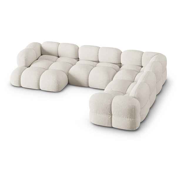 Béžová rohová pohovka (pravý roh/do "U") Loretto – Cosmopolitan Design