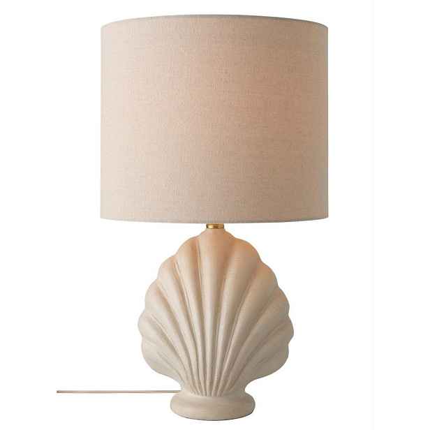 Bílá/béžová stolní lampa z polyresinu (výška 58 cm) Shelley – Ellos Home
