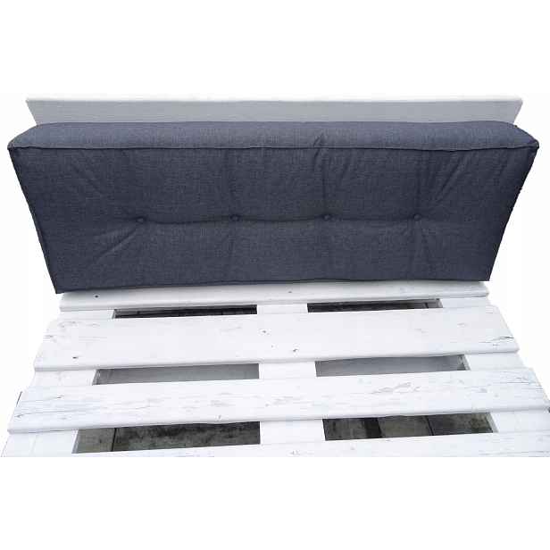 Polštář na Paletu 120x40x15 Silver 23 marine Jednoduché Opěradlo