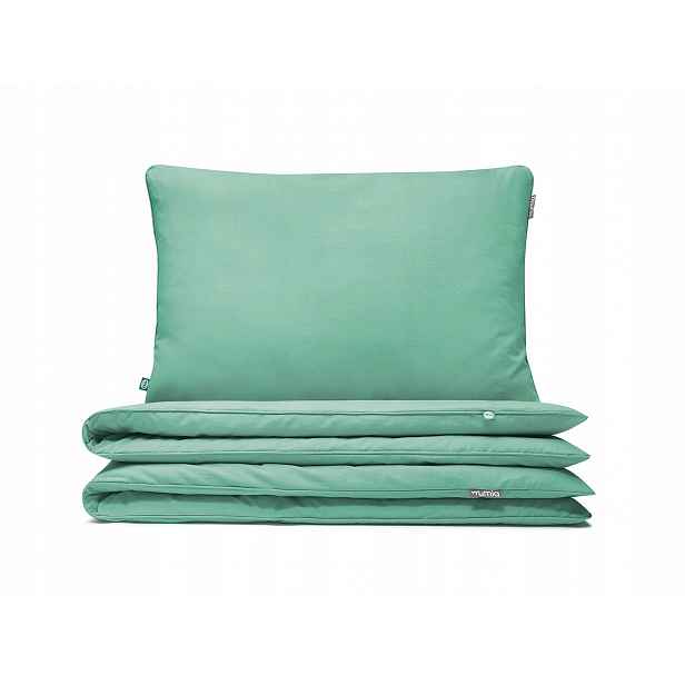 Povlečení Basic Zelená 200x200 cm 2x 80x70 cm Mumla
