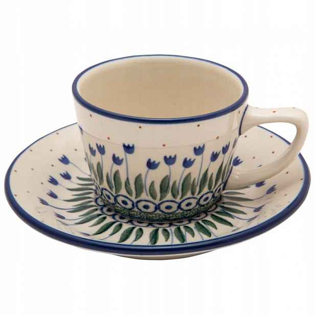 Šálek 200 ml Ceramika Artystyczna Bolesławiec Tulipány 0490A Ciszewska