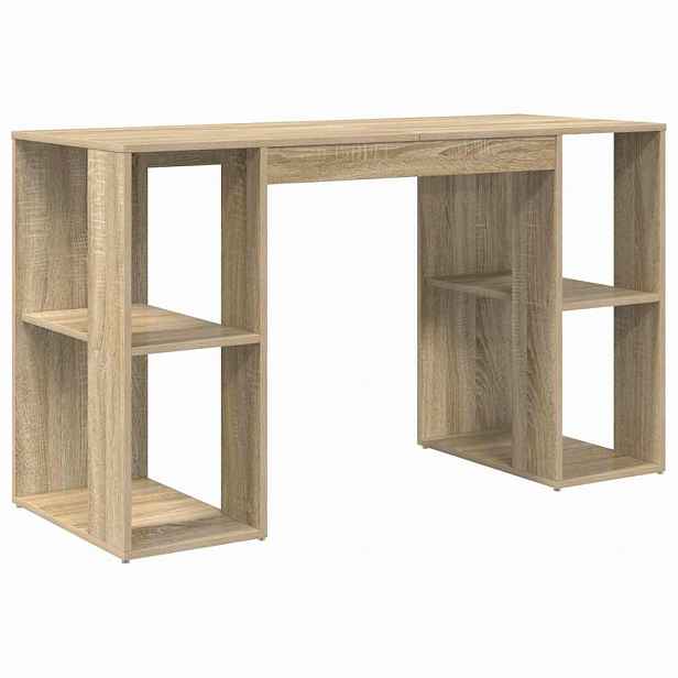 vidaXL Stůl Sonoma dub Kompozitní dřevo 130 x 50.5 x 75 cm