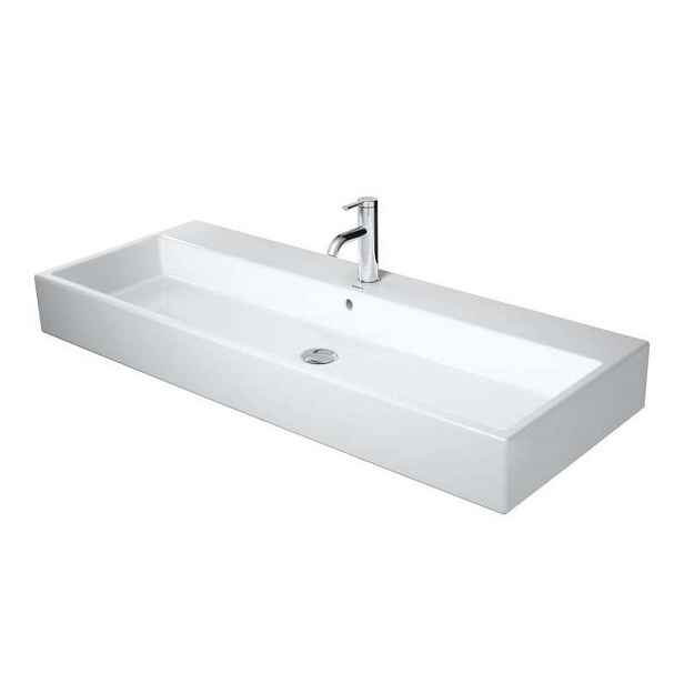 Duravit Vero Air - Umyvadlo nábytkové 120x47 cm, s přepadem, otvor pro baterii, bílá 2350120027