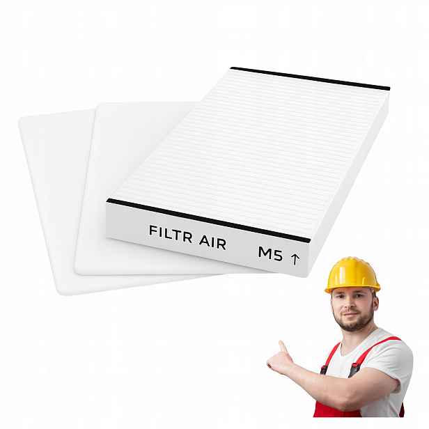 Filtry pro Wanas 415 M5 G4 Rekuperátor Wanas 415 H V Hi Tech Komplet