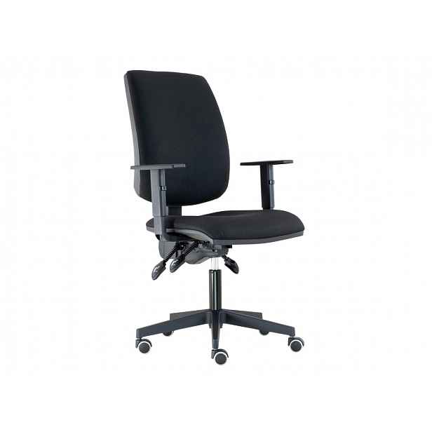 Kancelářská židle YORK ŠÉF, černá -  výška: 100-120 cm