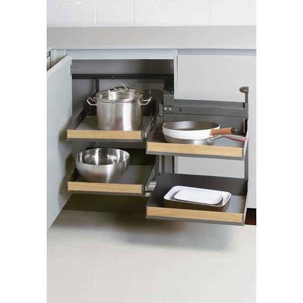 Peka 05.2451.KPL Magic Corner Comfort Fioro 900/ 450/ pravý/ antracit