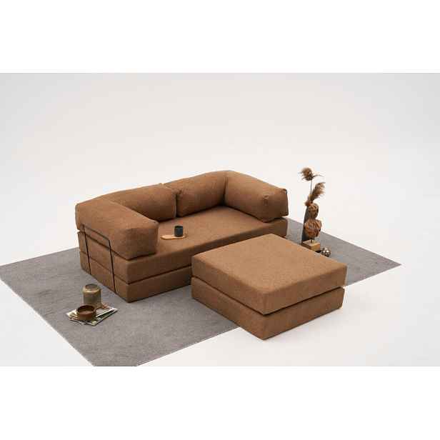 Rohová sedací souprava Comfort Mini - Brown