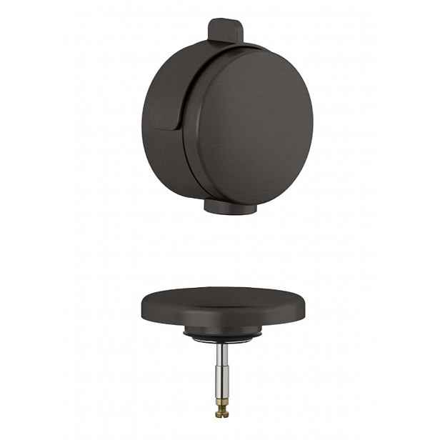 Kludi Rotexa - Vrchní sada k vanové odtokové a přepadové soupravě s napouštěním, broušený Gunmetal 71826N2-00
