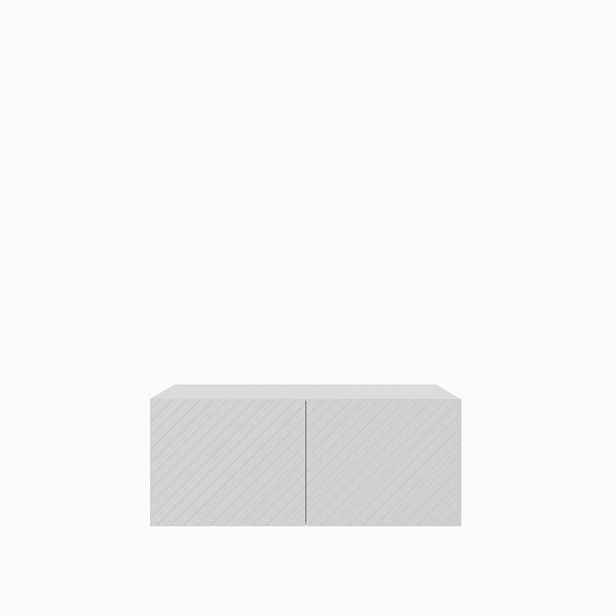 MASSENO ZÁVĚSNÝ TV STOLEK CAVA, 100/41/40 cm, bílý