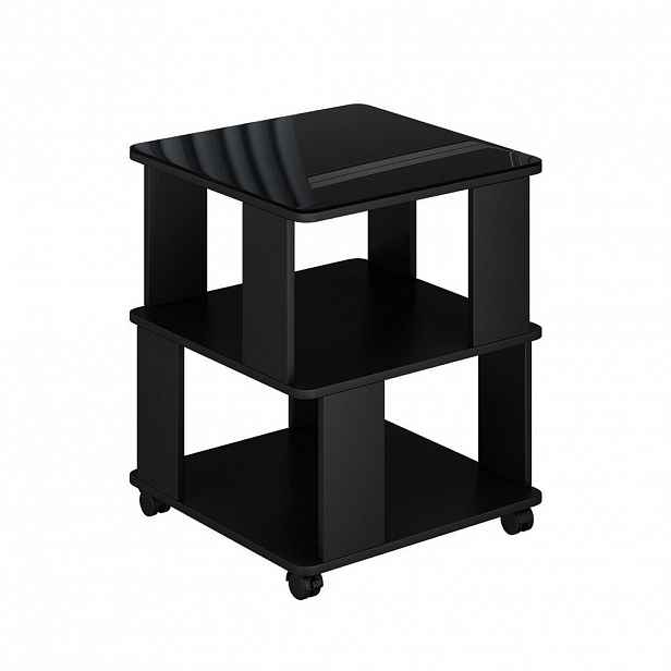 Vicco KONFERENČNÍ STOLEK Velito Černá 50 x 50 cm