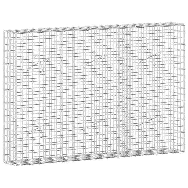 vidaXL Gabion s drátem 5 mm a síťkou 5x5 cm 150x20x100 cm