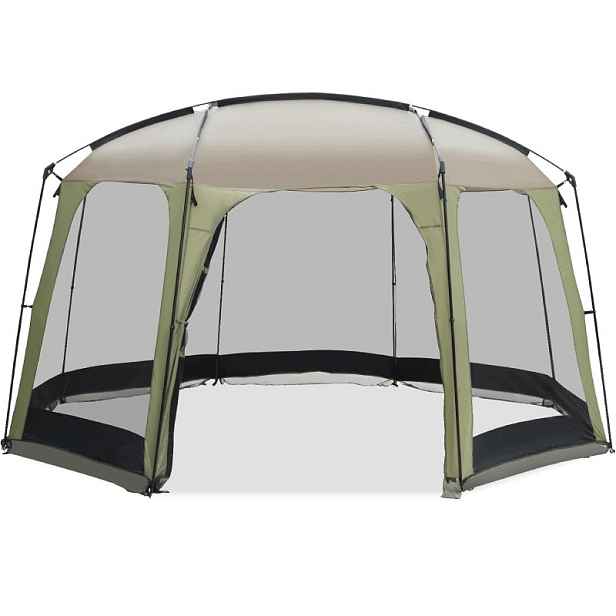 Zahradní stan s moskytiérou RT56097FR, 380 × 355 × 225 cm, zelená
