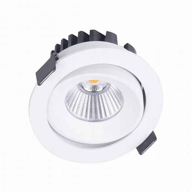 Led koupelnové očko Cyklop Bílé IP65 10 W 4000 K MaxLight