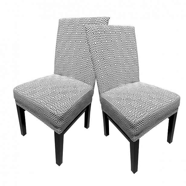 4Home Napínací potah na židli Comfort Plus Geometry, 40 - 50 cm, sada 2 ks