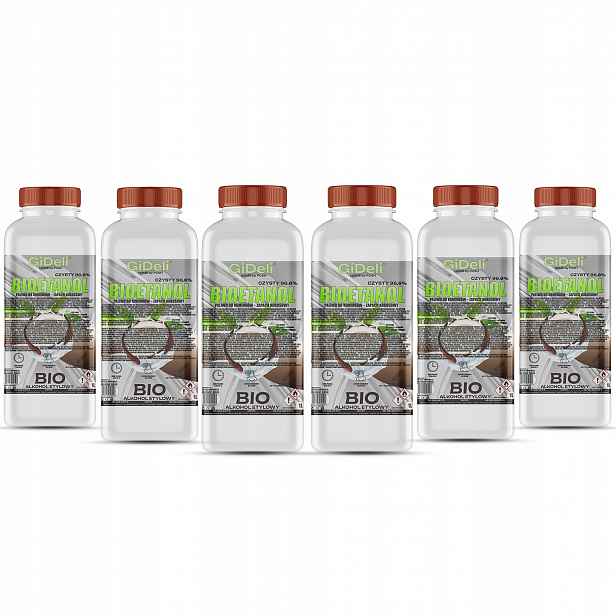 Bioetanol do krbu 6x1L s vůní kokosu, biopalivo