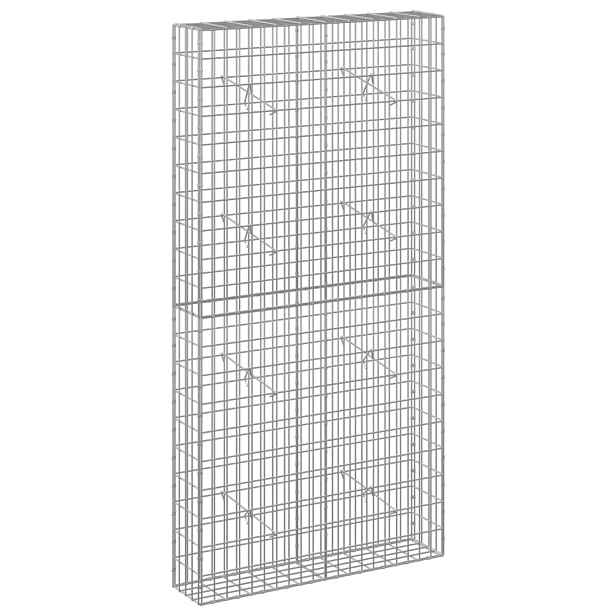 vidaXL Gabion s drátem 3,5 mm a síťkou 5x10 cm 100x20x200 cm