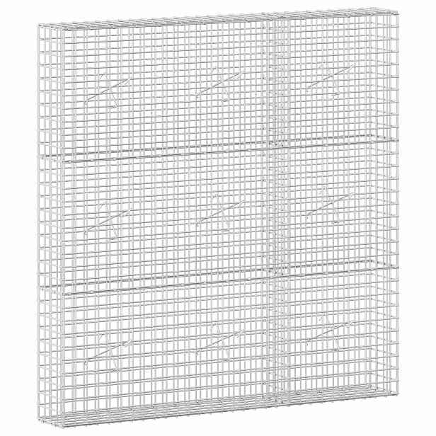 vidaXL Gabion s drátem 5 mm a síťkou 5x5 cm 150x20x150 cm
