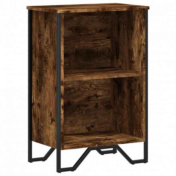 vidaXL Knihovna kouřový dub 50 x 31 x 74,5 cm kompozitní dřevo
