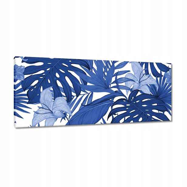 Obrazy 100x40 Classic Blue Monstera