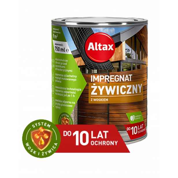 Altax Pryskyřičný Impregnát Na Dřevo 9 L Ebenový