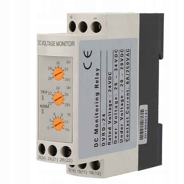 Dvrd Multifunkční relé monitorující napětí DC 24V