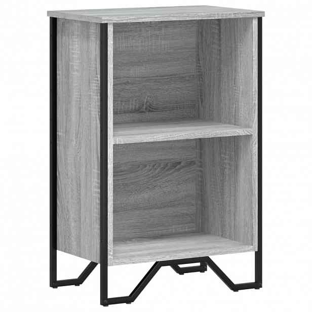 vidaXL Knihovna šedá sonoma 50 x 31 x 74,5 cm kompozitní dřevo