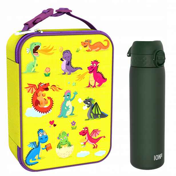 Lahev Na Pití 0,5 L Termotaška Na Lunch Bag Snídaňová Taška Snídaně Oběd ION8