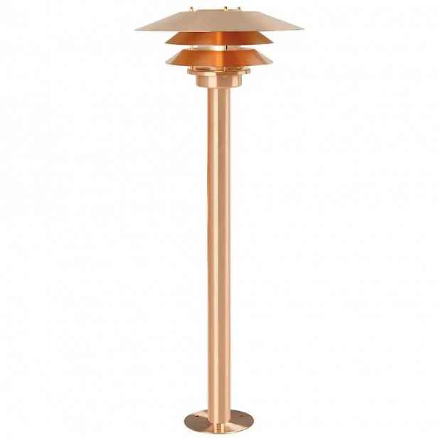 Nordlux venkovní sloupková lampa Veno měděná průhledná 10600725