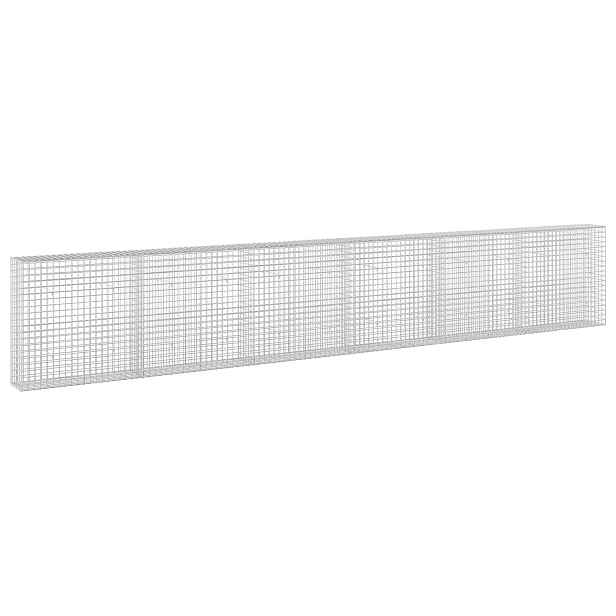 vidaXL Gabion s drátem 5 mm a síťkou 5x5 cm 600x30x100 cm