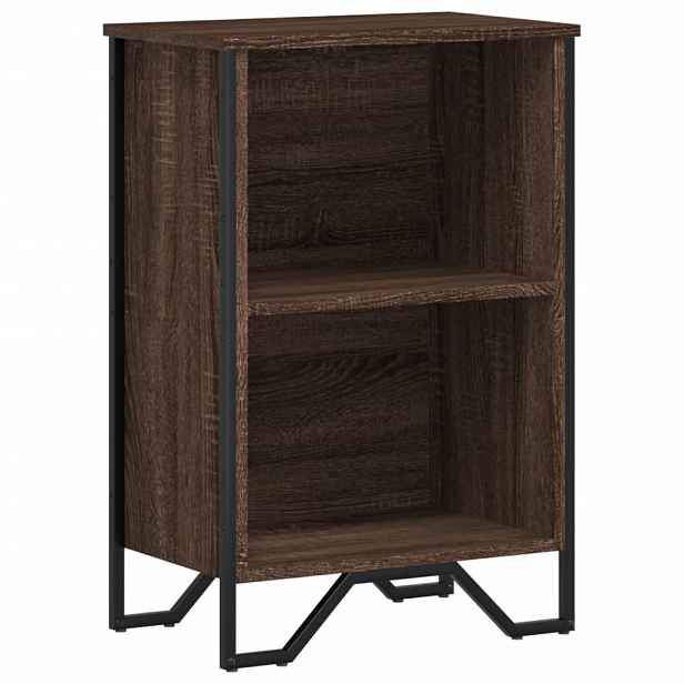 vidaXL Knihovna hnědý dub 50 x 31 x 74,5 cm kompozitní dřevo