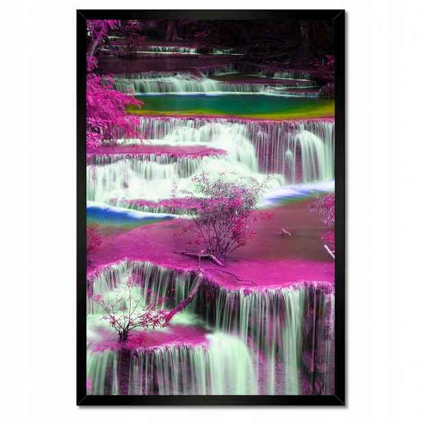 Plakáty v rámu 40x60 Fialový vodopád