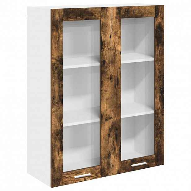 vidaXL Závěsná skříňka Kouřový dub 80 x 31 x 100 cm Kompozitní dřevo