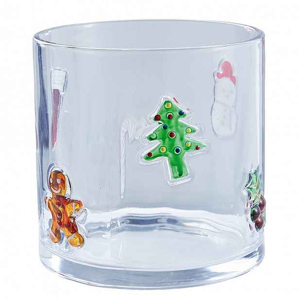 Butlers X-MAS Lucerna vánoční" 15 cm - čirá