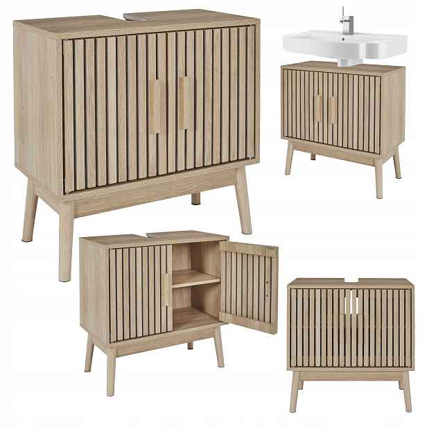 Skříňka pod umyvadlo Linea koupelnová 60 cm stojící do koupelny pod dřez