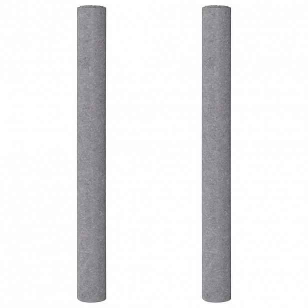 vidaXL Protiskluzové malířské rouno 2 ks 5 m 220 g/m² šedé